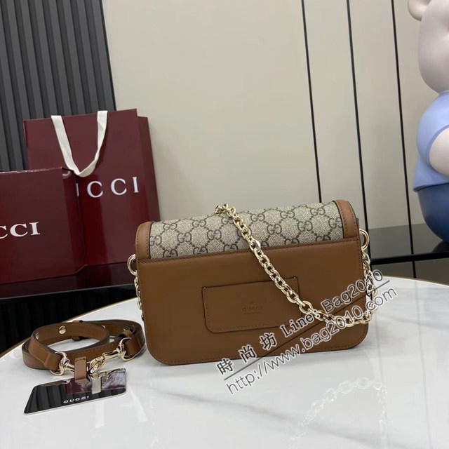 Gucci專櫃古馳最新款2025春夏Go系列鏈條肩背包 jh2981型號：826761